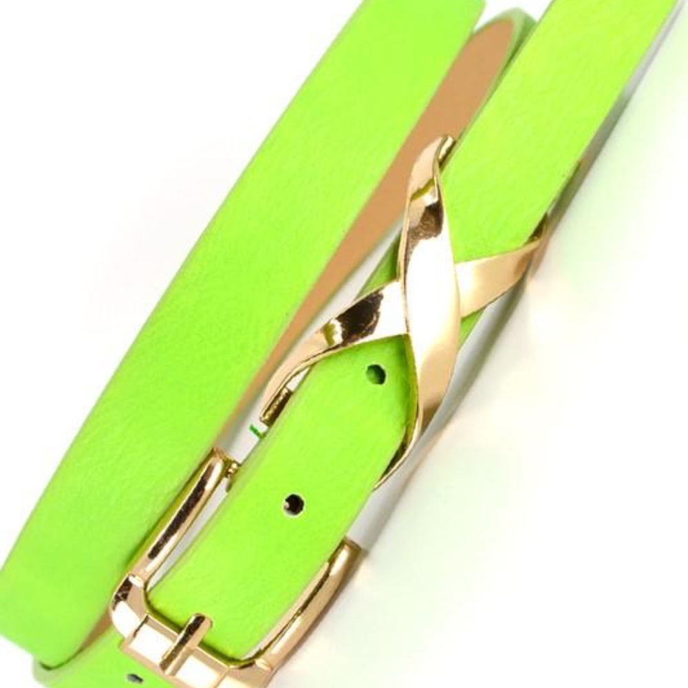 Belt With Gold Buckle